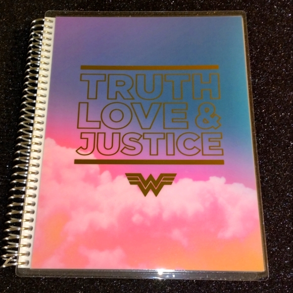 Erin Condren Other - Wonder Woman 1984 Truth Love Justice Spiral Notebook WW84 NWOT Collectible